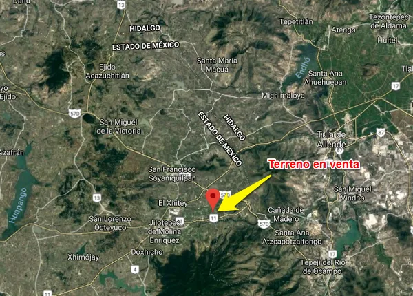 Venta de terreno en San Pablo Huantepec, Jilotepec Estado de México