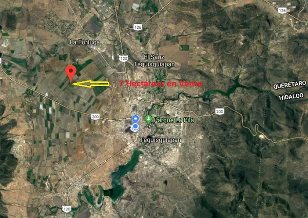 Venta de Hectáreas agrícolas en Tequisquiapan en Querétaro
